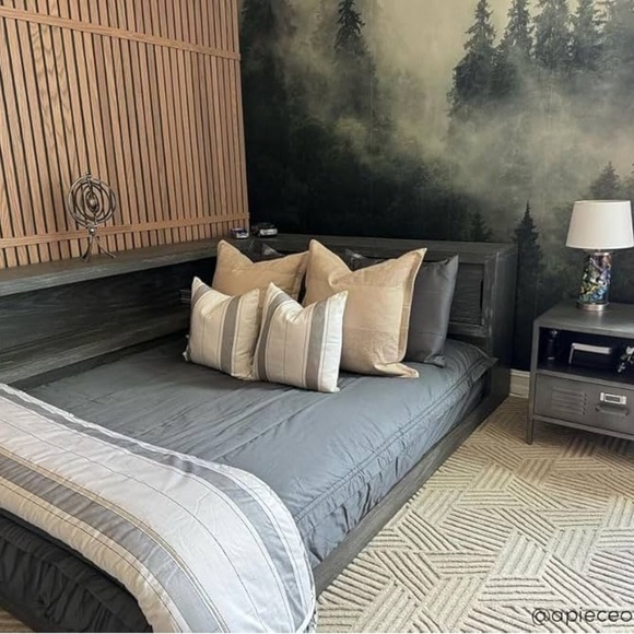 BEDDY’S Gray Queen All In One Bed In A Bag System Zipper Set Dorms RVS Bunks EUC - Picture 1 of 16